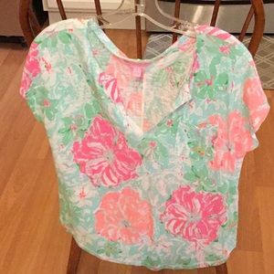 Lilly Pulitzer V-neck Tee